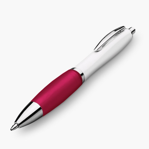 Kugelschreiber Luna White Pink