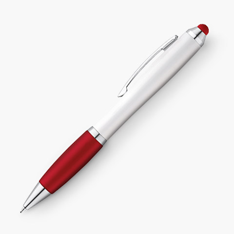 Kugelschreiber Luna Phone White Rot