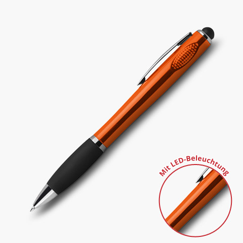 Kugelschreiber Elegant LED-Line Orange
