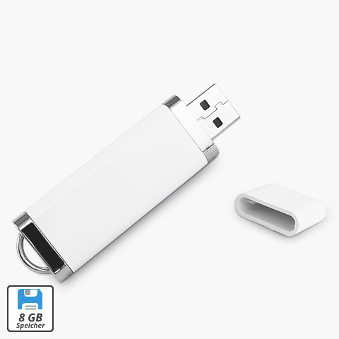 USB-Stick Nobel Weiß