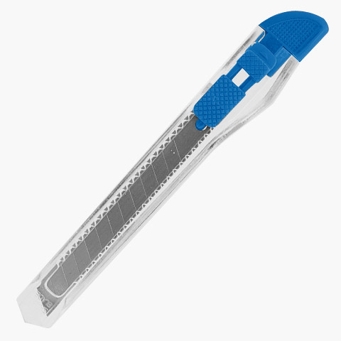 Cuttermesser Klein Blau