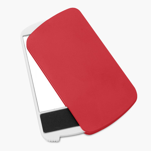 Taschenspiegel Rot