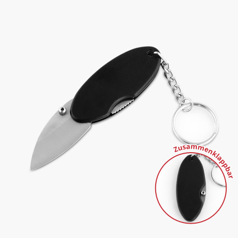 Schlüsselanhänger Mini-Messer Schwarz Schlüsselanhänger Mini-Messer Schwarz