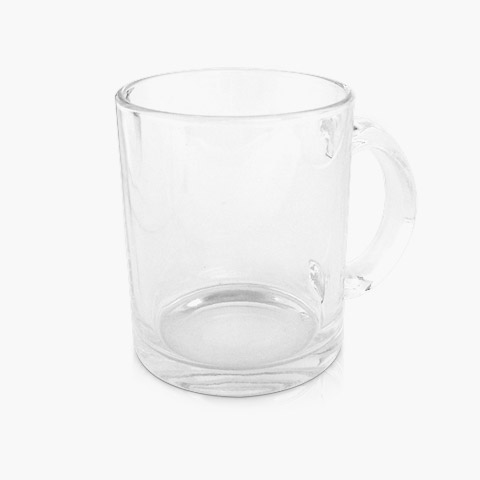 Glastasse klar Transparent