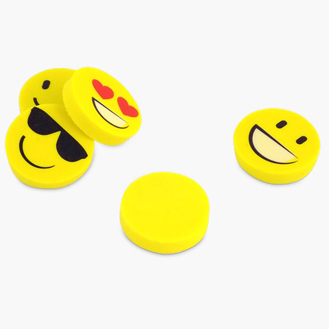 Radiergummi Smiley Gelb