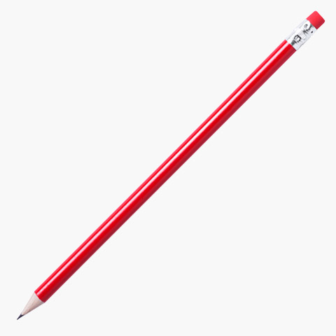 Bleistift Standard Color Rot