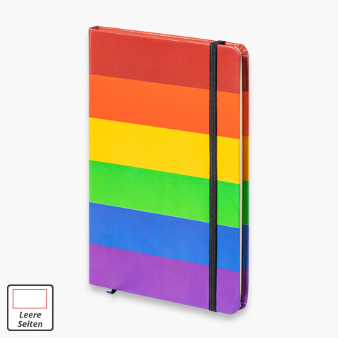 Notizbuch Rainbow A5 Mehrfarbig
