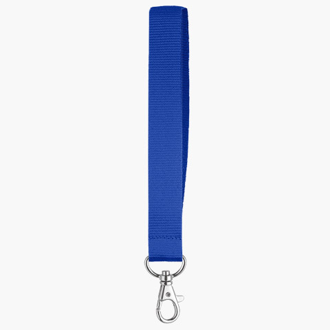 Schlüsselband Kurz blau