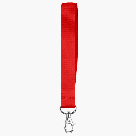 Schlüsselband Kurz rot
