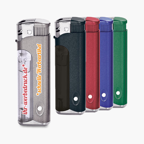 Feuerzeug - Serie Transparent LED