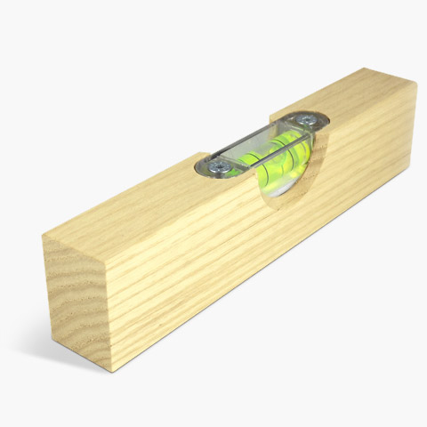 Wasserwaage aus Holz