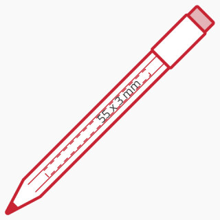 Eckige Mini-Bleistifte