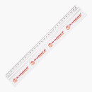 Lineal 30 cm Zeilenlupe