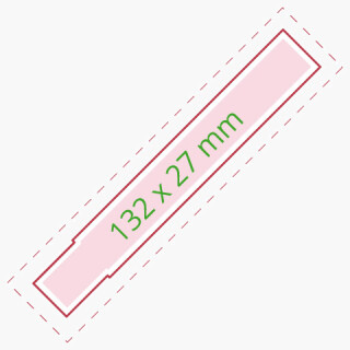 Meterstab Kunststoff - 1 m