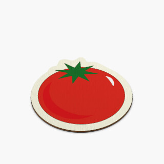 Bierdeckel Tomate