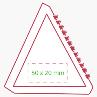 Eiskratzer in Dreiecksform