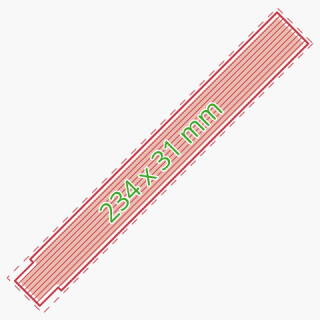 Zollstock Kunststoff - 2 m