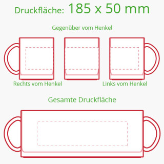 Glastasse klar - 330 ml