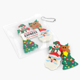 Radiergummi Set Weihnachten