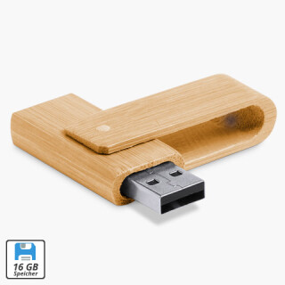 USB-Stick Smart Bambus - 16 GB Natur - KAT.68 - GRA