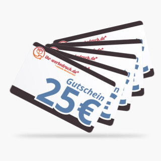 Geschenk-Gutschein Übersicht