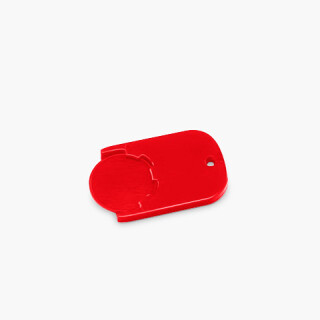 Chiphalter klein rund Rot - KAT.1 - M
