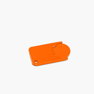 Chiphalter klein eckig Orange - KAT.1 - M