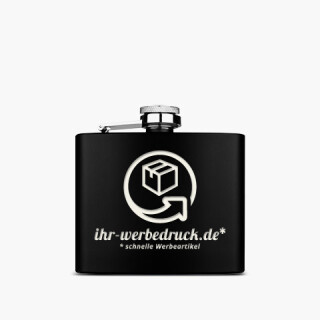 Flachmann 5oz Schwarz - LASF-Kat.70