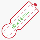 Schlüsselanhänger Einkaufschip Metall