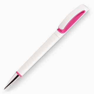 Kugelschreiber Nr.37 - Wei&szlig;-Pink